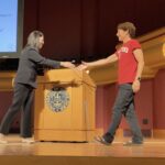 Carolyn Bertozzi with Angie Angeles